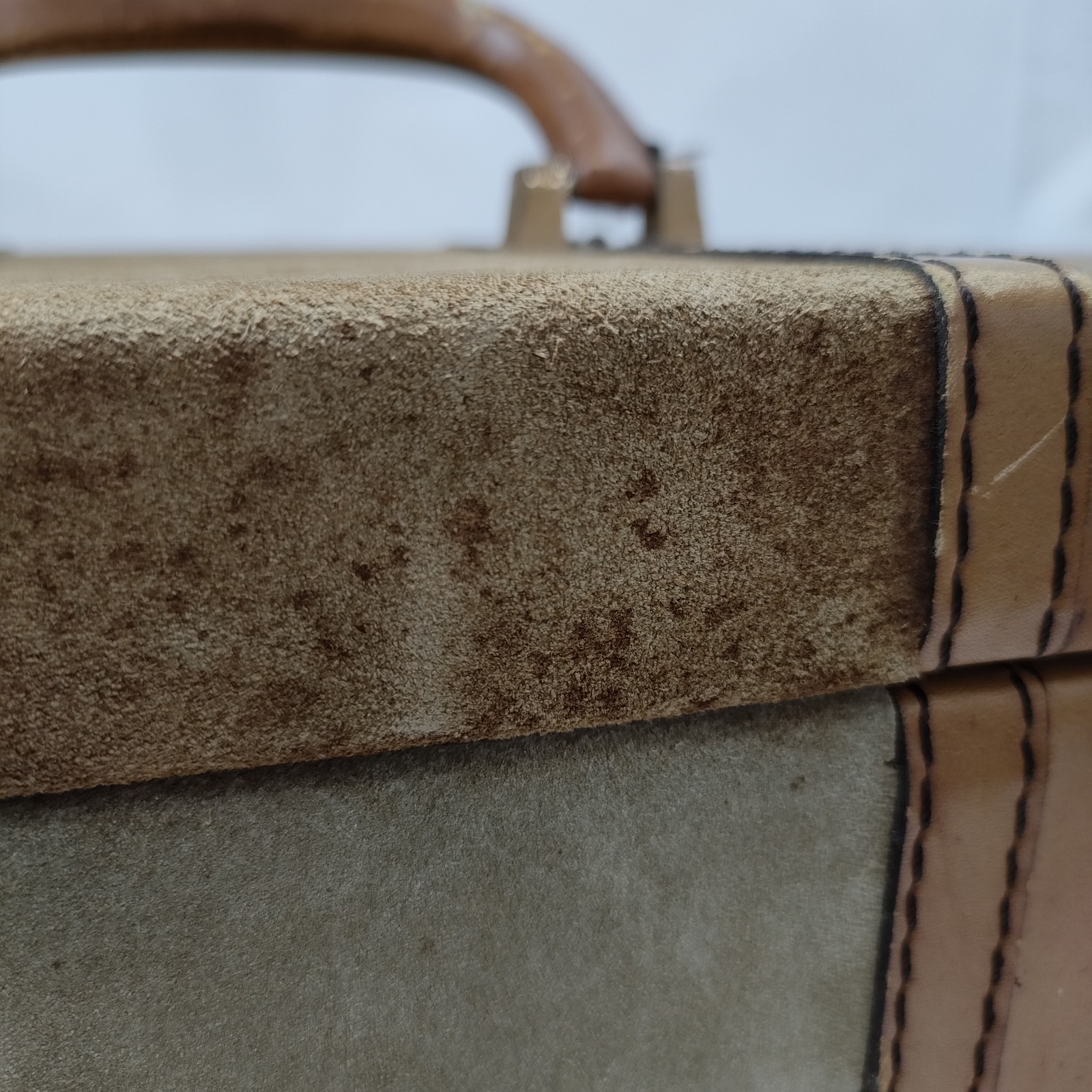 Christian Dior Kosmetiktasche GARANTI SCOTCHGARD Etikett Braun Papier Stoff 1254797 - Bild 17 von 20